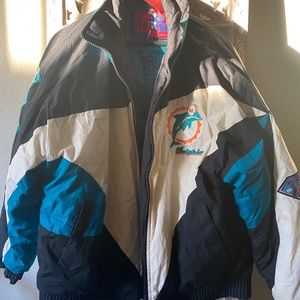 Vintage Miami Dolphins NFL Rare Jacket Size L
